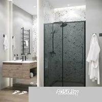 Grossman Galaxy 100.K33.01.140.21.10 140x195 (черный матовый/стекло тонированное)