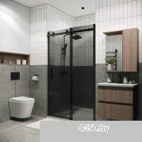 Grossman Classic 100.K33.04.160.21.10 160х195 (черный матовый/стекло тонированное)