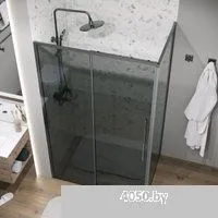 Grossman Galaxy 90x195 200.K33.01.90.42.10 (графит сатин/стекло тонированное)