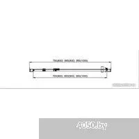 Aquatek 100x200 AQ ARI PI 10020CH (хром/прозрачное стекло)