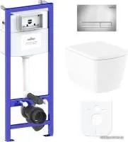 Унитаз Lavinia Boho Relfix Aveo Rimless 6 в 1 77040122 (хром пластик)