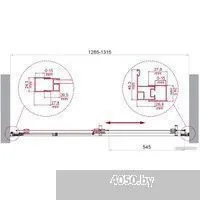 BelBagno LUCE-BF-1-130-C-Cr
