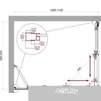 BelBagno LUCE-AH-21-110/90-P-Cr