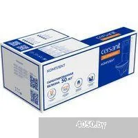 Cersanit Carina New Clean On с инстал. Link Pro (с кнопкой Corner 64077 белый)