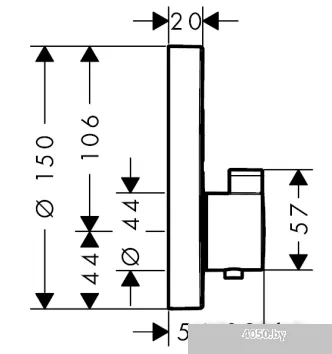 Смеситель Hansgrohe ShowerSelect S [15743000]