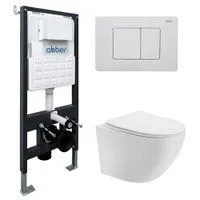 Abber Bequem AC1100T-AC0105-AC0120MW (с кнопкой смыва)