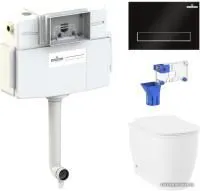 Унитаз Lavinia Boho Relfix Bell Pro 5 в 1 87060208 (черный пластик)