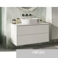 Belux Турин 560 овал (18, белый матовый/Solid Surface)