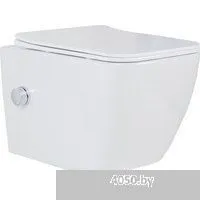 Roxen Cube bidet в комплекте с инсталляцией StounFix Dual Fresh 6 в 1 968094 (кнопка: золото глянцев