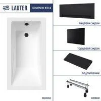 Lauter Estelle 120 21206020 (с ножками, черным подголов, черным лиц и торц экраном)