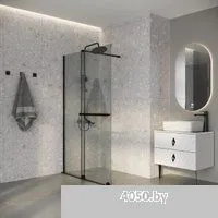 Niagara Nova NG-671-12BLACK 120x200 (черный матовый/прозрачное стекло)