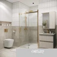 Grossman Classic 100.K33.04.160.32.00 160х195 (золото сатин/стекло прозрачное)