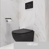 Lauter Sulzdorf с микролифтом и кнопкой смыва 219704E (белый/черный)