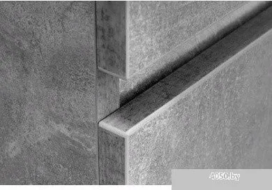 Belux Тумба с умывальником Париж НП70-02 (31, бетон Чикаго/светло-серый)