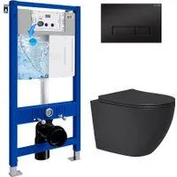 Lauter Augsburg 21109EC + 21901002 (кнопка узкая, черный)