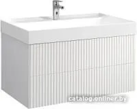 Belux Тумба под умывальник Сиртаки НП 100-02 (1, белый глянцевый)