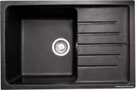 Кухонная мойка GranAlliance G-41 (черный, без сифона)
