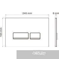 Roxen Antares Tornado в комплекте с инсталляцией StounFix Dual Fresh 6 в 1 968395 (кнопка: белый гля