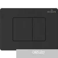 Roxen Antares Black в комплекте с инсталляцией StounFix Dual Fresh 6 в 1 868511 (кнопка: черный мато