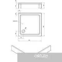 Aquatek DPA-0000008 80x80 (без сифона)