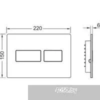 Tece Solid 9240436 (латунь с текстурой ромбы)