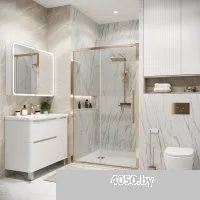 Grossman Galaxy 100x195 100.K33.01.100.32.00 (золото сатин/стекло прозрачное)