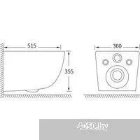 Oliveeka OL-MQ-003 + OL-1216 + OL-E12-MB (черный матовый)