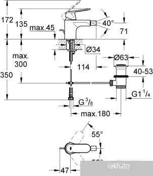 Смеситель Grohe Eurosmart Cosmopolitan 32839000