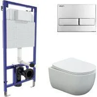 Berges Wasserhaus Ventas Rimless + Visam Slim 525 EX-043237 (с сиденьем)