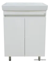 Misty Тумба под умывальник Енисей 50 (белая прямая) Э-Ени01050-011