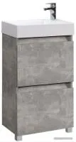 Belux Тумба под умывальник Темпо Н 50-01 (Бетон Чикаго светлосерый 31)