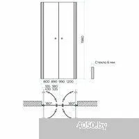 MaybahGlass 198x99 MGD-445-6 (сатин стекло/черный)