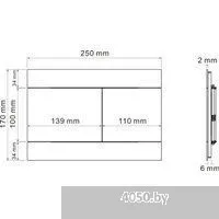 Roxen Antares Tornado Long в комплекте с инсталляцией StounFix Dual Fresh 6 в 1 868459 (кнопка: сати
