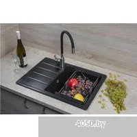 Marblan Recta R (черный, с сифоном)