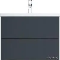 AM.PM Тумба под умывальник Gem 75 M90FHX07522GM (2 ящика, графит)