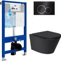 Lauter Longer 2110822 + 21901002 (кнопка круглая, черный/черный)