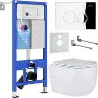 Roxen Porto One Rimless 6 в 1 StounFix Dual Fresh 516917 (кнопка: хром)