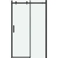 Grossman Classic Classic 100.K33.04.160.21.00 160х195 (черный матовый/стекло прозрачное)