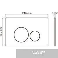 Roxen Antares в комплекте с инсталляцией Attach 5 в 1 967074 (кнопка: оружейная сталь)