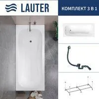 Lauter Sophia 160 21205160 (с каркасом и сифоном 21Y31010 хром)