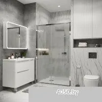 Grossman Cosmo 100x195 100.K33.02.100.10.02 (хром/шиншилла стекло)