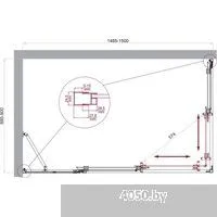 BelBagno LUCE-AH-21-150/90-C-Cr