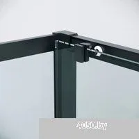 Grossman Cosmo 100х195 200.K33.02.100.21.00 (черный матовый/стекло прозрачное)