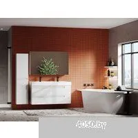 Belux Лондон ВЛН 170х110R (18, белый матовый)