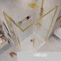 Grossman Galaxy 90x80x195 300.K33.01.9080.32.00 (золото сатин/прозрачное стекло)