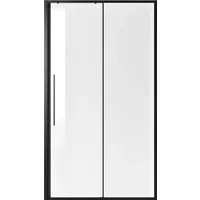 Niagara 140x195 NG-84-14AB (черный матовый/прозрачное стекло)