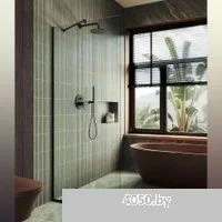 MaybahGlass 195x79 MGD-695-6у (прозрачное стекло/черный)