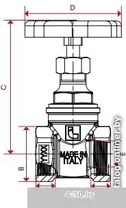 Запорная арматура ITAP Клиновая задвижка 156 2”
