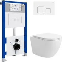 Lauter Vortex 2110830 с кнопкой 219702F (квадратная, белый)