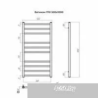 TERMINUS Ватикан П10 500x1000 (хром)